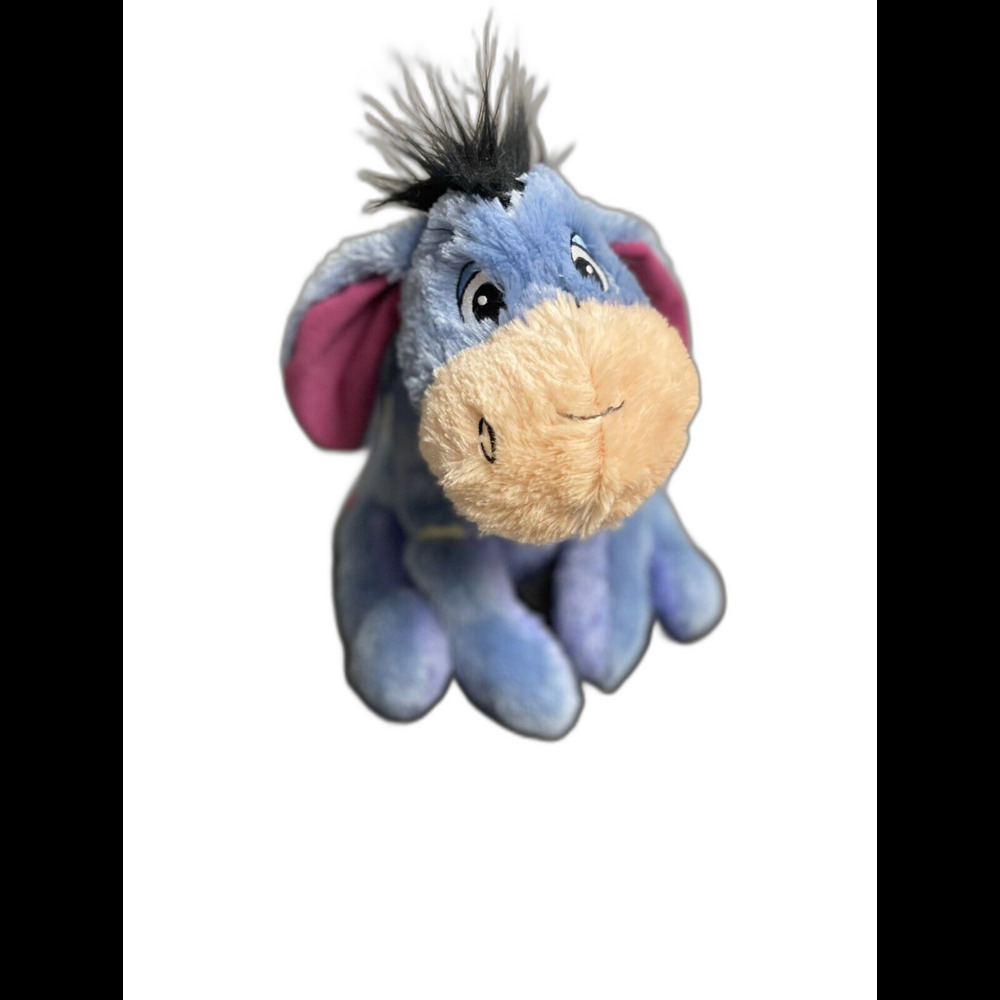 Disney Store Blue Eeyore Winnie The Pooh Friend Toy 11" Plush Stuffed Animal